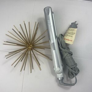 Ken Paves White Ceramic Straightening Iron Hair Tool